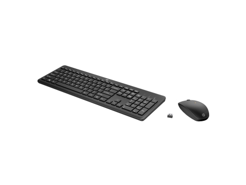 HP 235 Wireless Mouse & Keyboard Combo – Full‑Size, 2.4 GHz, Optical 1600 DPI (EU) [1]