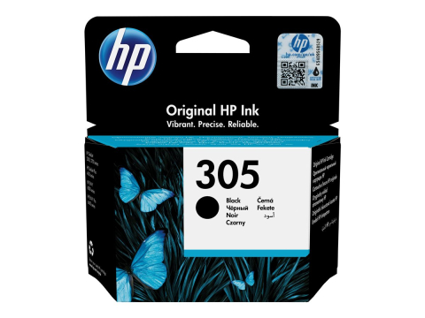 Cerneală & Cap de Printare - HP 305 Black – Cartuș Cerneală Original 3YM61AE#UUS, 120 pagini
