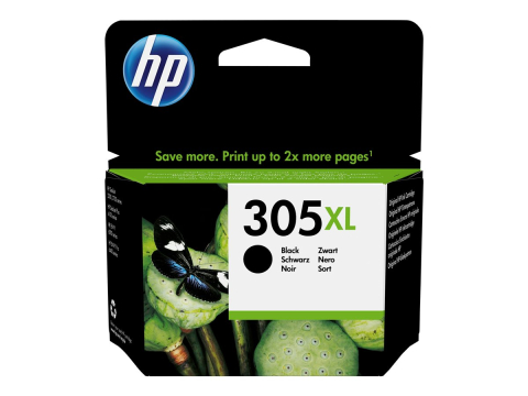 Cerneală & Cap de Printare - HP 305XL Black – Cartuș Cerneală Original 3YM62AE#UUS, 240 pagini