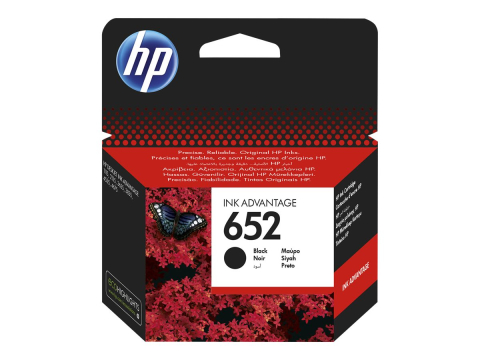 Cerneală & Cap de Printare - HP 652 Black – Cartuș Cerneală Original F6V25AE#BHK, 360 pagini