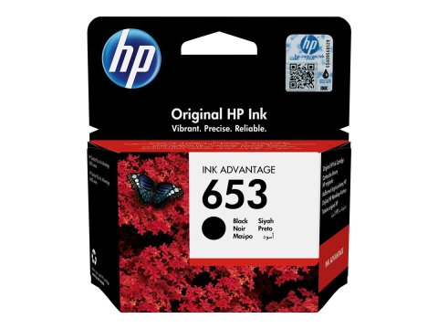 Cerneală & Cap de Printare - HP 653 Black – Cartuș Cerneală Original 3YM75AE#BHK, 360 pagini