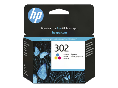 Imprimante, Scannere, Consumabile - HP 302 Color F6U65AE Original Ink Cartridge