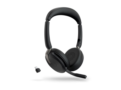 Jabra Evolve2 65 Flex UC – Bluetooth 5.2, Hybrid ANC, USB‑C [3]