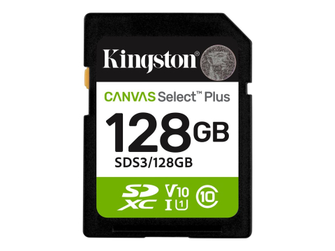 Componente - Kingston Canvas Select Plus Gen3 128GB SDXC