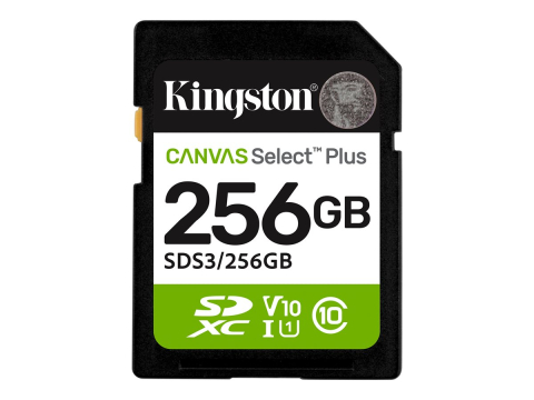 Componente - Kingston Canvas Select Plus Gen3 256GB SDXC