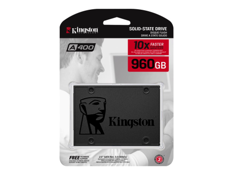 Kingston A400 960GB SSD – SATA3, 2.5", 7mm, 500MB/s (SA400S37/960G) [3]