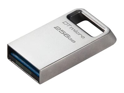 Memorii - Kingston DataTraveler Micro 256GB – USB 3.2 Gen 1, 200MB/s, Metal
