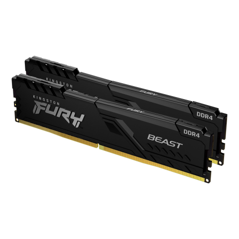 Memorii - Kingston FURY Beast 16GB DDR4 3200MHz CL16 Kit – KF432C16BBK2/16