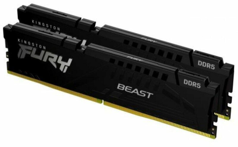 Memorii - Kingston FURY Beast 16GB DDR5 5200MHz CL40 – KF552C40BBK2‑16
