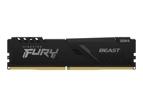 Memorii - Kingston FURY Beast 8GB DDR4 3200MHz – CL16, XMP, Black (KF432C16BB/8)