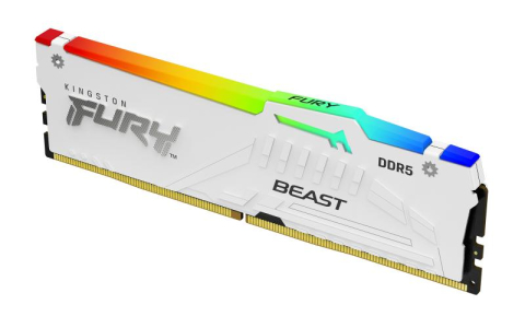 Kingston FURY Beast RGB 16GB DDR5 6000MHz CL36 – White – KF560C36BWE2A‑16 [1]