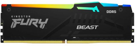Memorii - Kingston FURY Beast RGB 8GB DDR5 6000MHz CL36 – KF560C36BBEA‑8