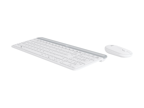 Logitech MK470, Kit Tastatură + Mouse Wireless, Slim, US INTL, Alb [5]