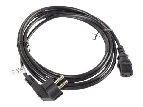Lanberg CA‑C13C‑11CC‑0030‑BK – Cablu alimentare CEE 7/7 → C13, 3m, VDE [1]