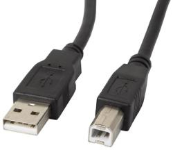 Accesorii scannere - altele - Lanberg CA‑USBA‑10CC‑0030‑BK – Cablu USB 2.0 USB‑A → USB‑B, 3m, aurit