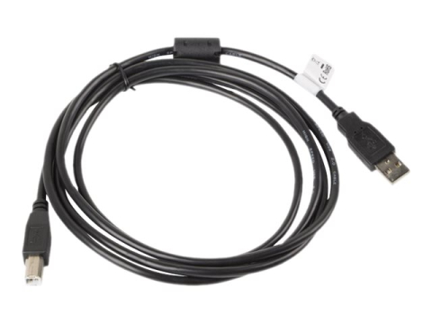 Periferice & Accesorii - Lanberg CA‑USBA‑11CC‑0018‑BK – Cablu USB 2.0 AM‑BM 1.8m cu ferită