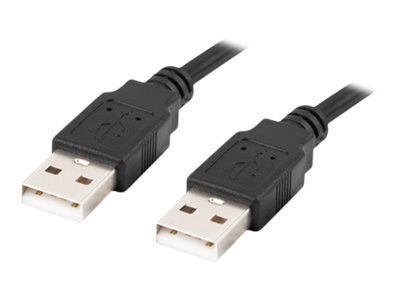 Lanberg CA‑USBA‑20CU‑0018‑BK – Cablu USB‑A la USB‑A 1.8m, USB 2.0, Negru [1]