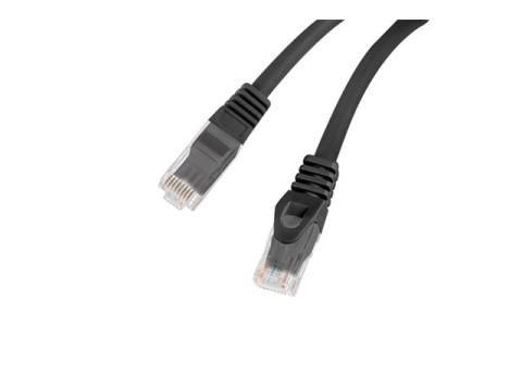 Network & Smart Home - Lanberg Cat.6 UTP LSZH CU 1m RJ45 – Fluke Passed – PCU6-10CU-0100-BK