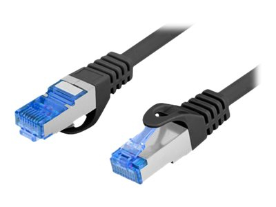 Alte Accesorii Rețelistică - LANBERG Cat.6A S/FTP LSZH 20m – Patchcord RJ45 Negru