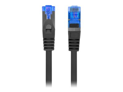 Network Accessories - LANBERG PCF6A‑10CC‑1500‑BK – Patchcord Cat.6A S/FTP LSZH 15m Negru