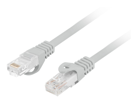 Network Accessories - Lanberg PCU6‑10CU‑0300‑S – Patchcord Cat.6 UTP LSZH CU 3m Grey (Fluke Passed)