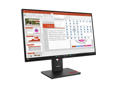 Lenovo ThinkVision T27‑40 27" IPS FHD, 120Hz, HDMI DP VGA, USB‑Hub [1]