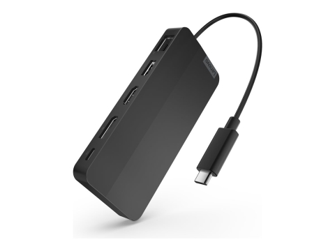 Lenovo USB‑C Dual Display Travel Dock – HDMI 2.1, DP 1.4, RJ‑45 [2]