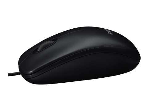 Logitech B100 – Mouse cu fir, optical 800 DPI, USB‑A, ambidextru [2]