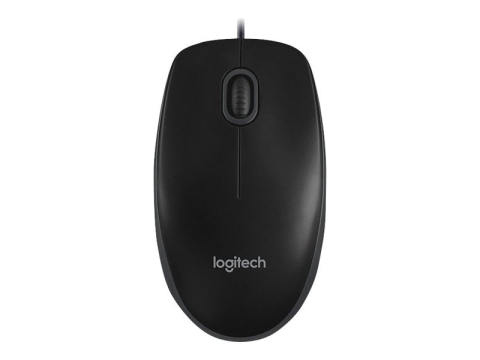 Mouse, Trackballs & Presenters - Logitech B100 – Mouse cu fir, optical 800 DPI, USB‑A, ambidextru