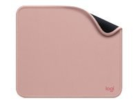 Mousepad - Logitech Desk Mat Studio Series – Dark Rose, 23×20 cm, Spill‑Resistant