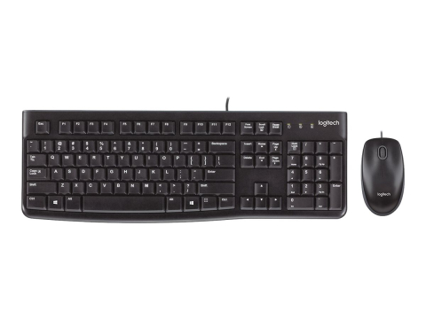 Logitech MK120 – Tastatură + Mouse USB, US International, Spill‑Resistant [5]