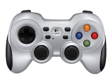 Gamepad-uri & Joystick-uri - Logitech F710 – Gamepad Wireless 2.4 GHz, Vibrații, PC