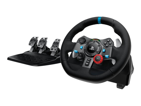Gamepad-uri & Joystick-uri - Logitech G29 + G435, Volan cu Pedale și Căști Wireless, PC/PS4/PS5