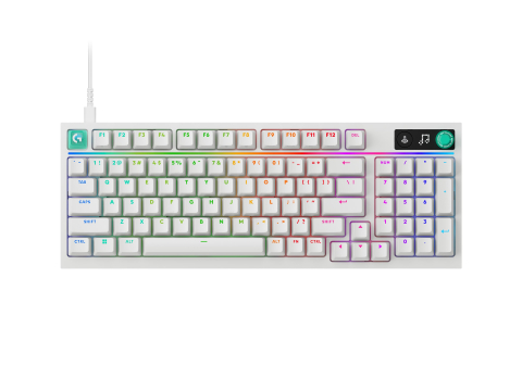 Tastaturi cu Fir - Logitech G316 X 98 White – Tastatură Gaming Mechanical RGB Hot‑Swap