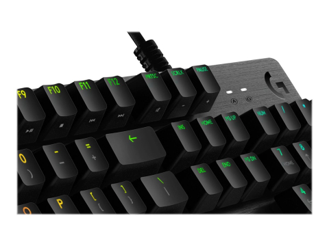 Logitech G512 Carbon GX Brown – Tastatură mecanică RGB, US Intl [7]