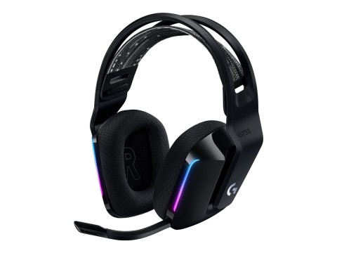 Căști Gaming & Consumer - Logitech G733 LIGHTSPEED – Wireless RGB, DTS 2.0, 29h, Black
