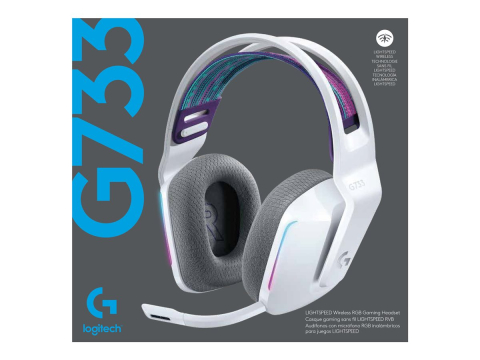 Logitech G733 LIGHTSPEED – Wireless RGB, DTS 2.0, 29h, White [1]