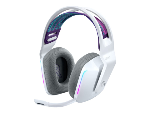 Căști Gaming & Consumer - Logitech G733 LIGHTSPEED – Wireless RGB, DTS 2.0, 29h, White
