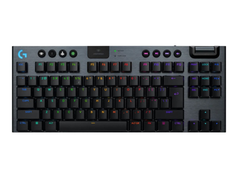Tastaturi wireless - Logitech G915 X LIGHTSPEED TKL – Wireless, GL Linear, RGB, USB‑C