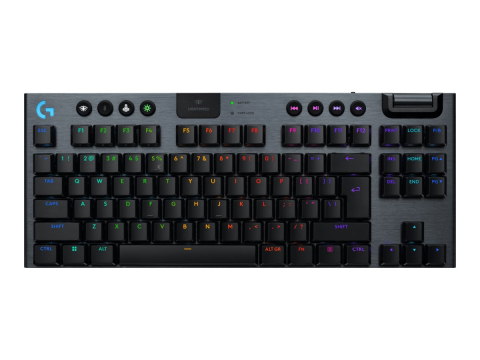 Tastaturi wireless - Logitech G915 X LIGHTSPEED TKL White – Wireless, GL Tactile, RGB, USB‑C