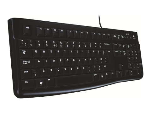 Logitech K120 – Tastatură USB, US Layout, Spill‑Resistant [1]