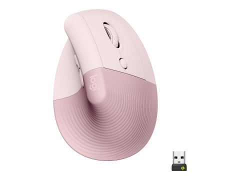 Periferice & Accesorii - Logitech Lift Vertical Ergonomic Mouse – Wireless Bluetooth & Logi Bolt, 6 Butoane