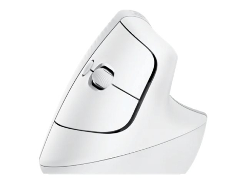 Logitech Lift Vertical – Mouse Ergonomic Wireless, 4000 DPI, Off‑White [1]