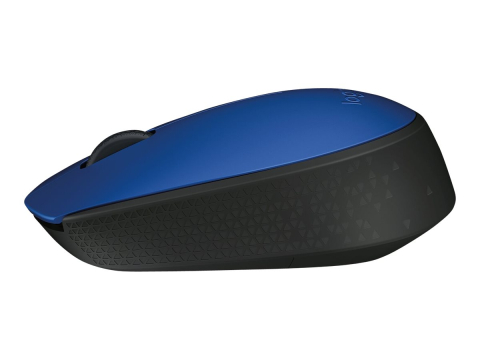 Logitech M171 – Mouse Wireless 2.4 GHz, Ambidextru, Black/Blue [4]