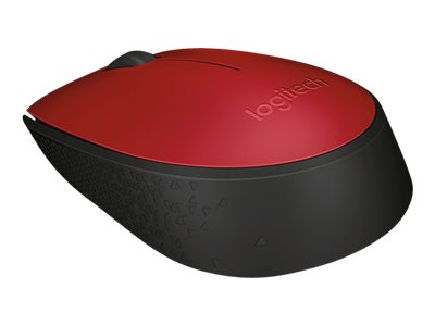 Mouse wireless - Logitech M171 – Mouse Wireless 2.4 GHz, Ambidextru, Black/Red