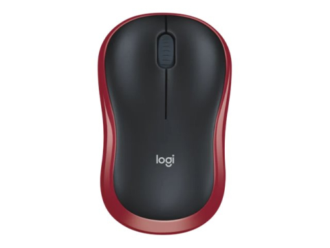 Logitech M185 Red – Mouse Wireless 2.4 GHz, Optic 1000 DPI [1]