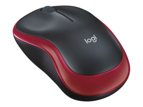 Mouse wireless - Logitech M185 Red – Mouse Wireless 2.4 GHz, Optic 1000 DPI