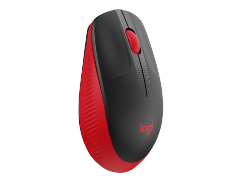 Mouse wireless - Logitech M190 Wireless Mouse – 1000 DPI, Full‑Size, Red