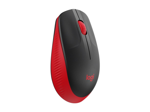 Logitech M190 Wireless Mouse – 1000 DPI, Full‑Size, Red [3]