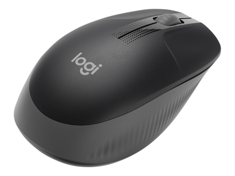 Mouse wireless - Logitech M190 Wireless Mouse – 1000 DPI, Full‑Size, Charcoal